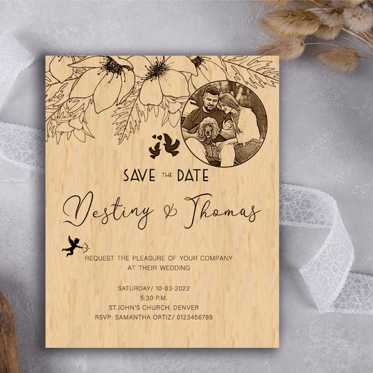 Set of 10, 4X5 inches,  Save the Date Wedding Magnets Etsy, Wedding Invitations, Save the Date Wooden Fridge Magnet, Magnetic Save the Date Engraved on Wood, Save the Date Magnets
