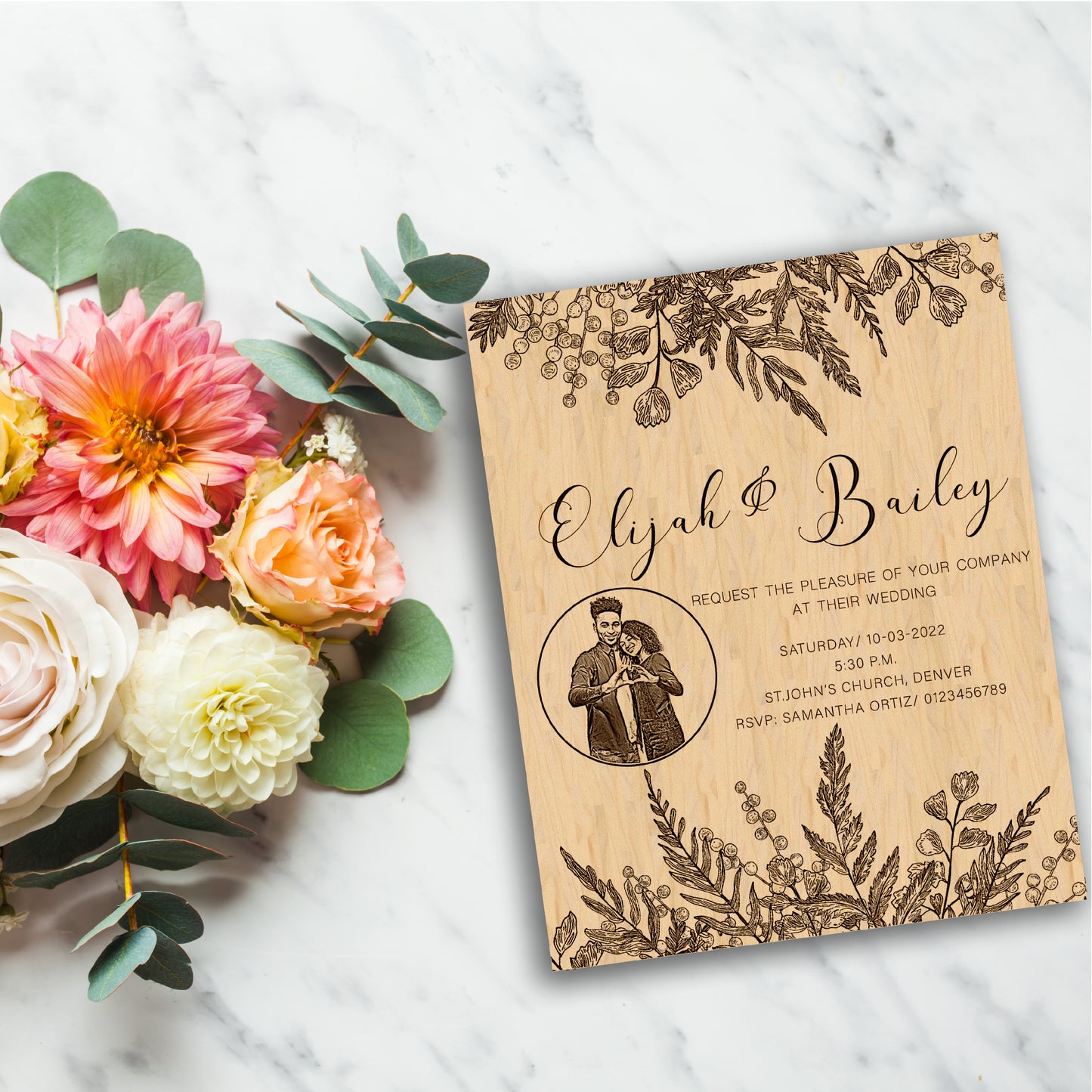 Save the Date Wedding Magnets Etsy, Wedding Invitations, Save the Date Wooden Fridge Magnet, Magnetic Save the Date Engraved on Wood, Save the Date Magnets