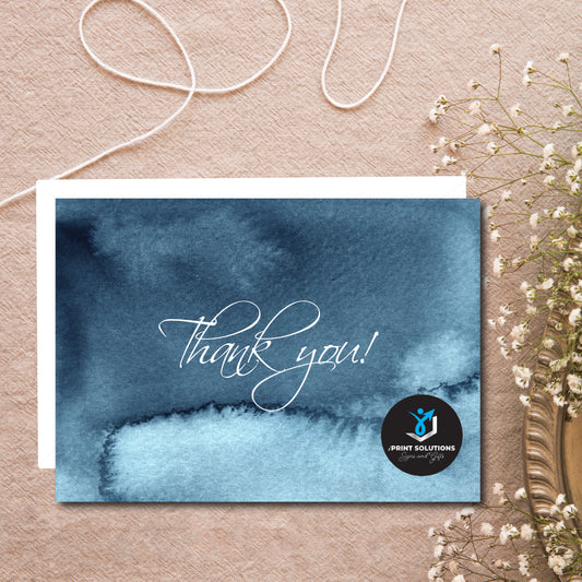 Business thank you cards, thank you cards, custom thank you cards, personalized thank you cards, company brand thank you cards