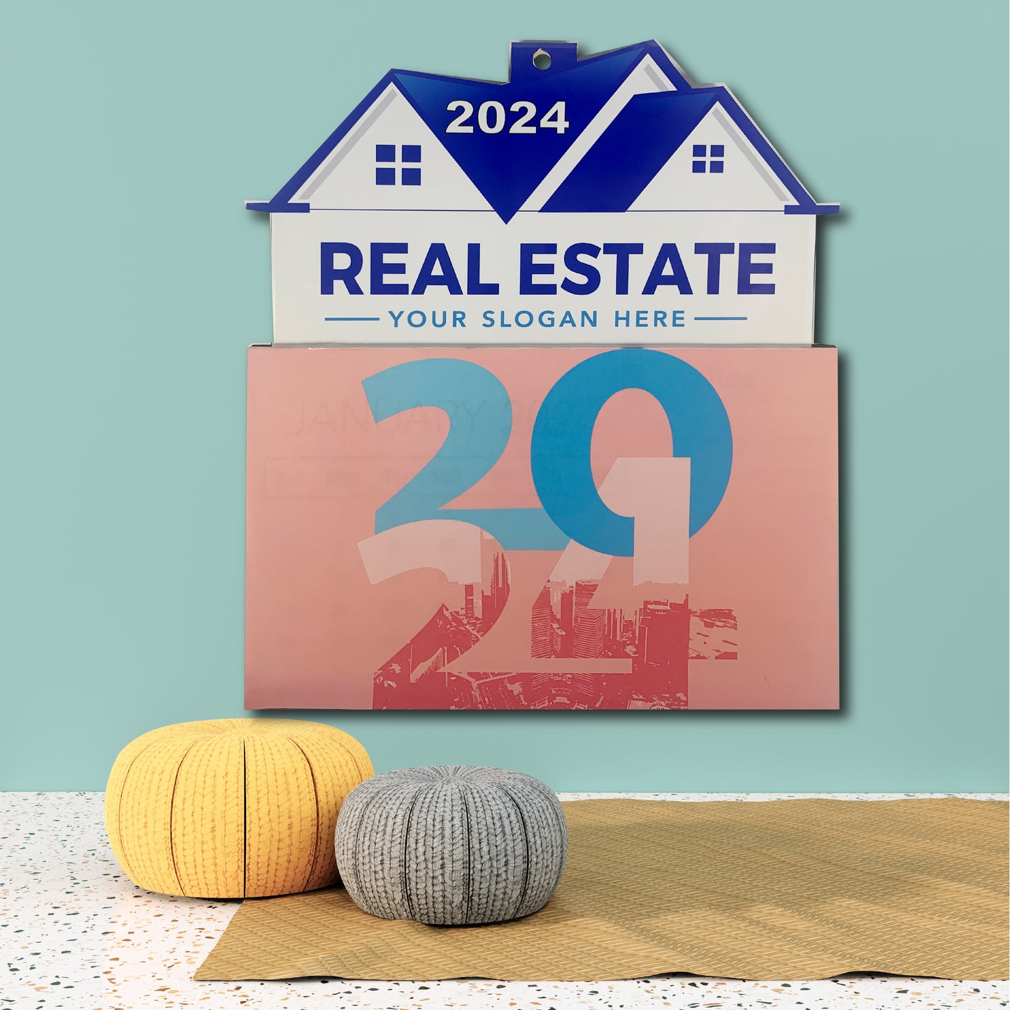 2024 Customized Real State Calendar Personalized Calendar Bulk Real State Calendar Giveaway Affordable High Quality Calendar Bulk Company Calendar