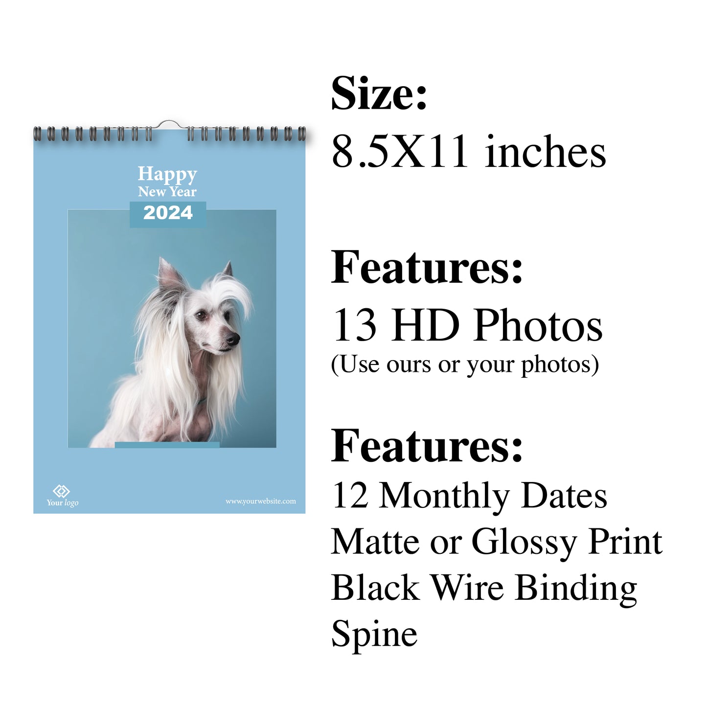 Calendar, custom calendar, pet calendar, calendar 2024, custom calendar 2024, bulk affordable calendar