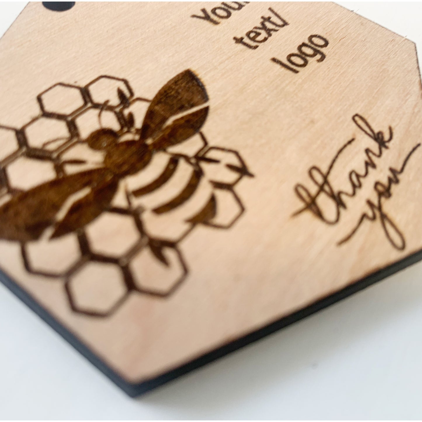 Gift Tag, Honey bottle wood tags, Wood bottle tags, Customizable wood tags, Natural wood labels, Handcrafted bottle tags, Wooden tags