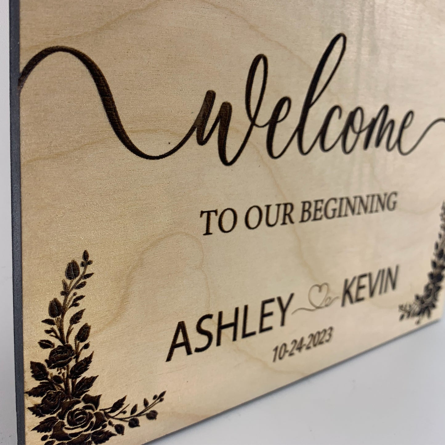 Wedding sign, Custom Wedding Sign, Laser engraved wedding sign, wood wedding gift Gift