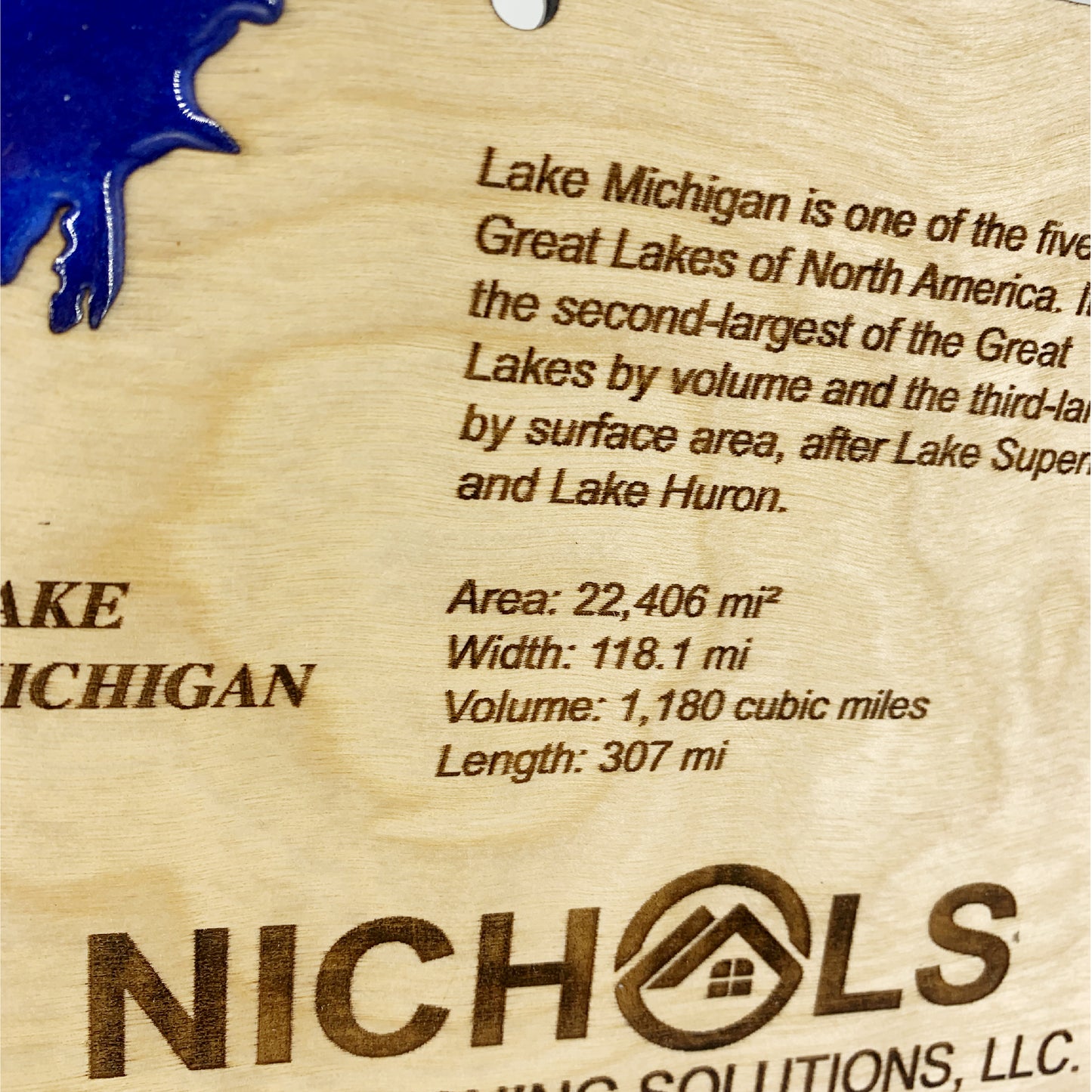 Calendar, lake map calendar, custom 2024 wall calendar, custom desk calendar, lake map art, lake map wood, 2024 calendar, lake map engraved