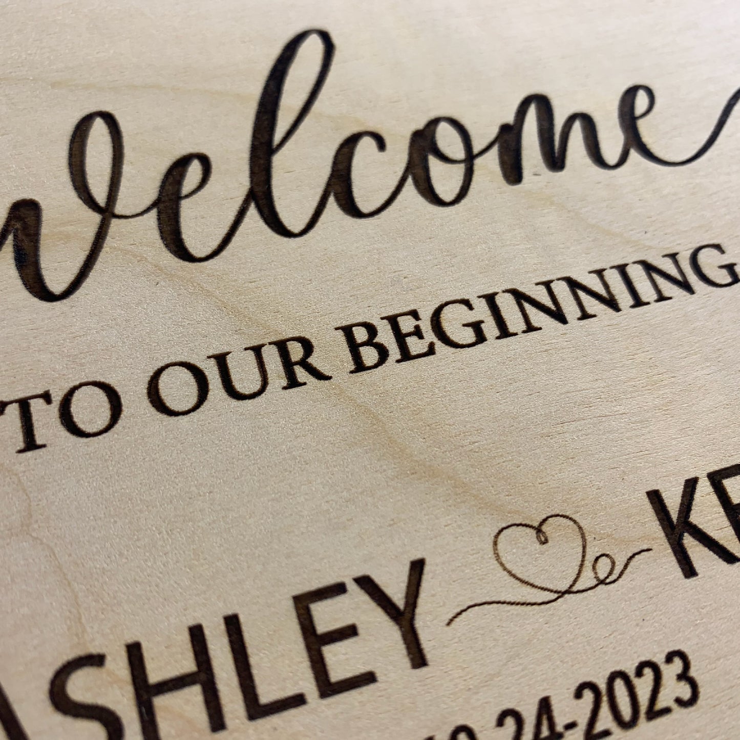Wedding sign, Custom Wedding Sign, Laser engraved wedding sign, wood wedding gift Gift