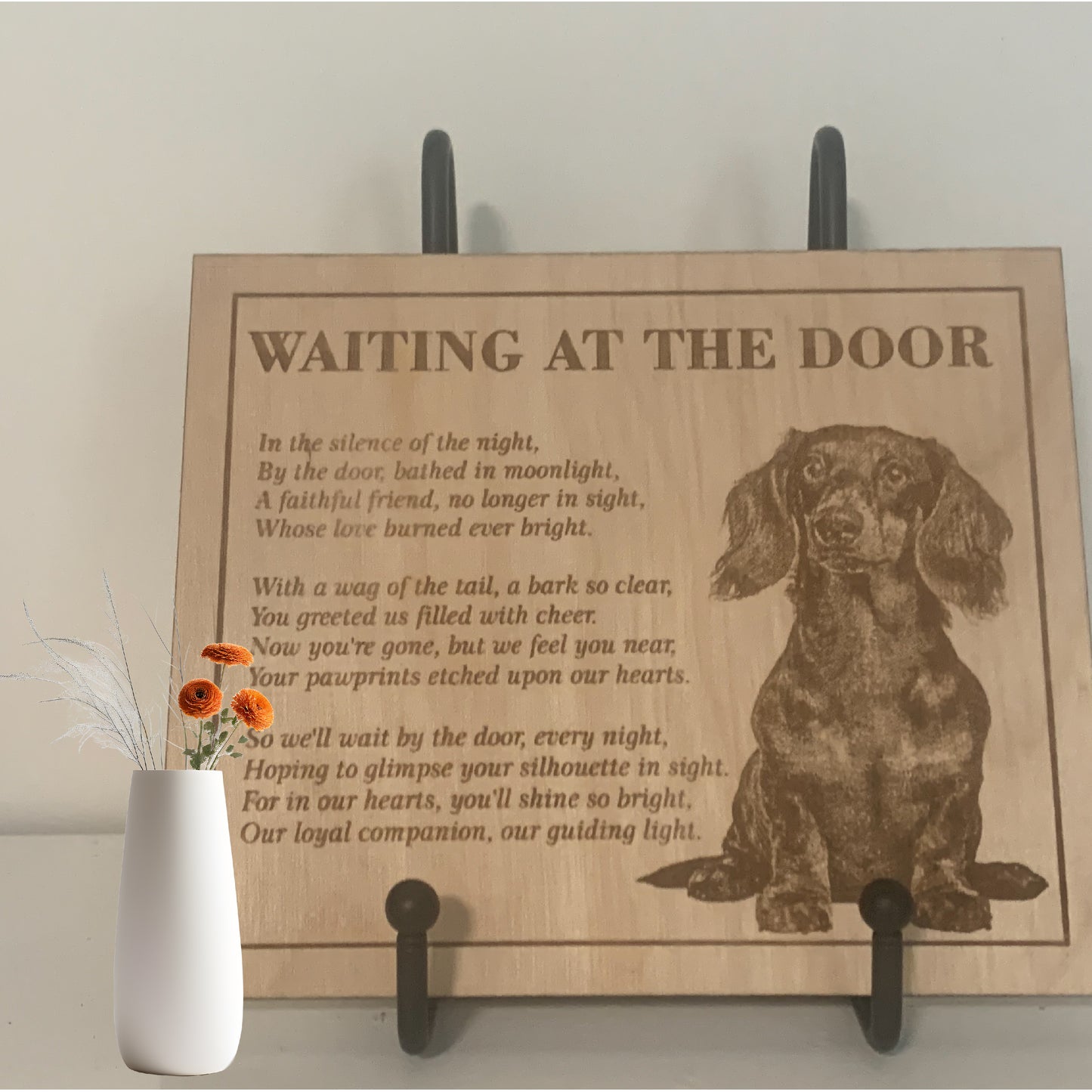 Pet Memorial plaque, custom gift sign, memorial wall plaque, custom memorial photo plaque, memorial plaque with photo, memorial plaque for wedding, dad memorial plaque