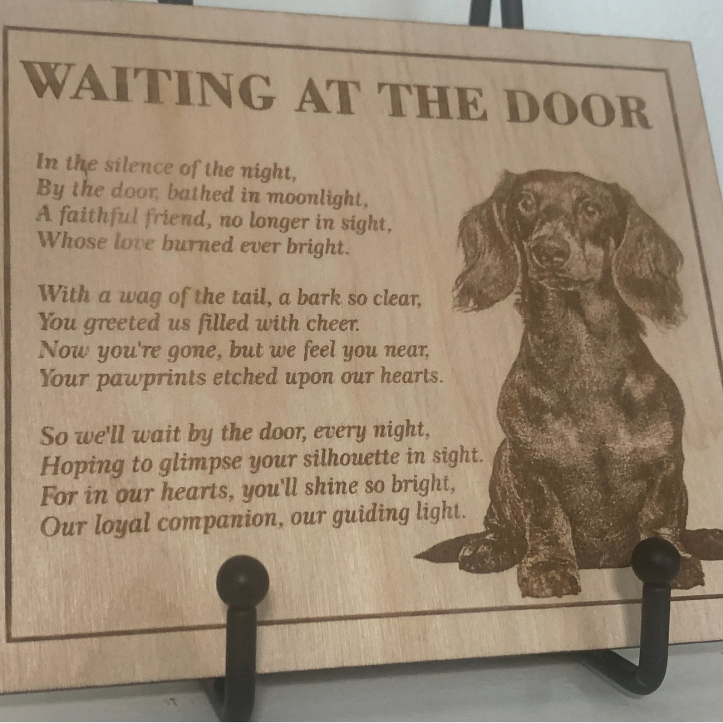 Pet Memorial plaque, custom gift sign, memorial wall plaque, custom memorial photo plaque, memorial plaque with photo, memorial plaque for wedding, dad memorial plaque