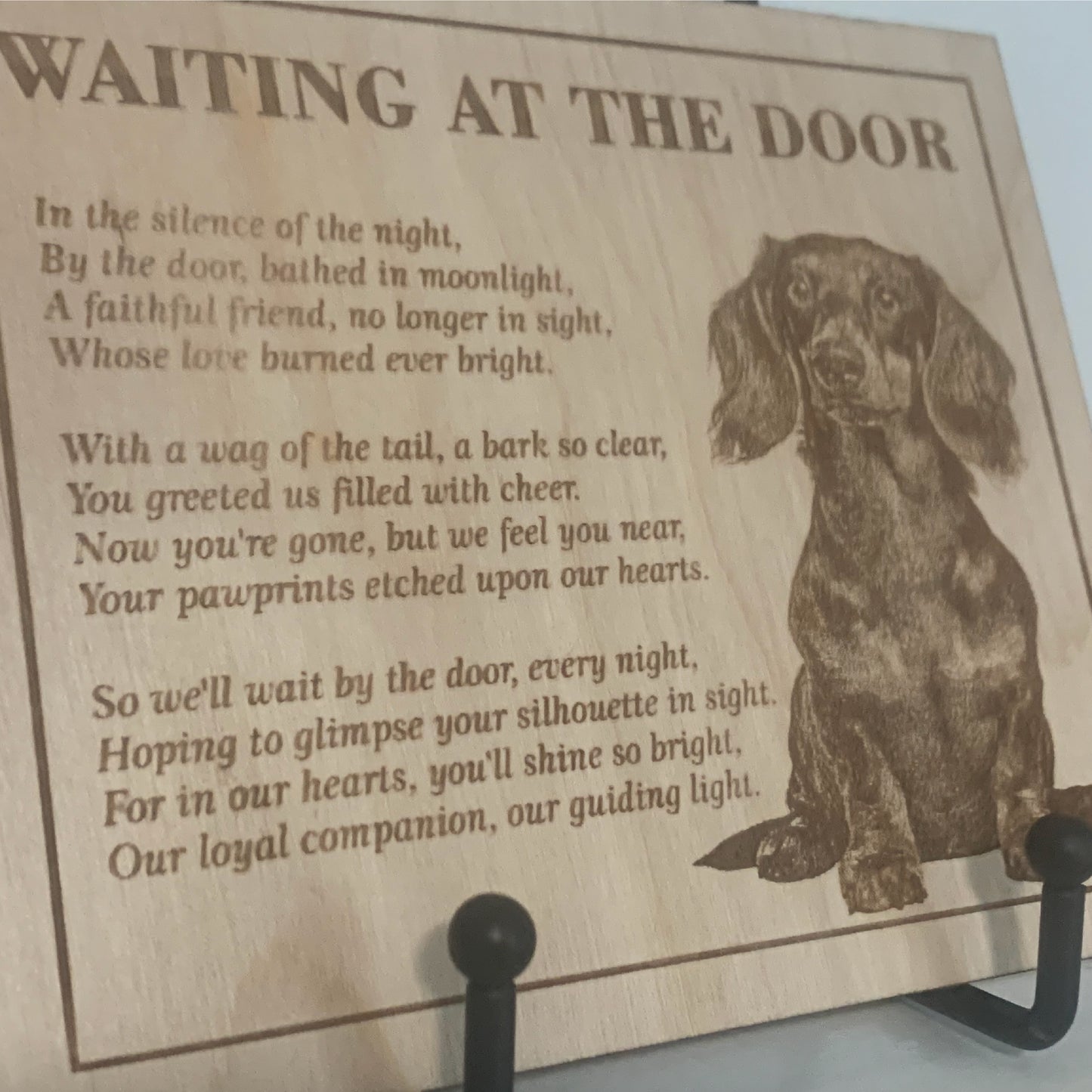 Pet Memorial plaque, custom gift sign, memorial wall plaque, custom memorial photo plaque, memorial plaque with photo, memorial plaque for wedding, dad memorial plaque