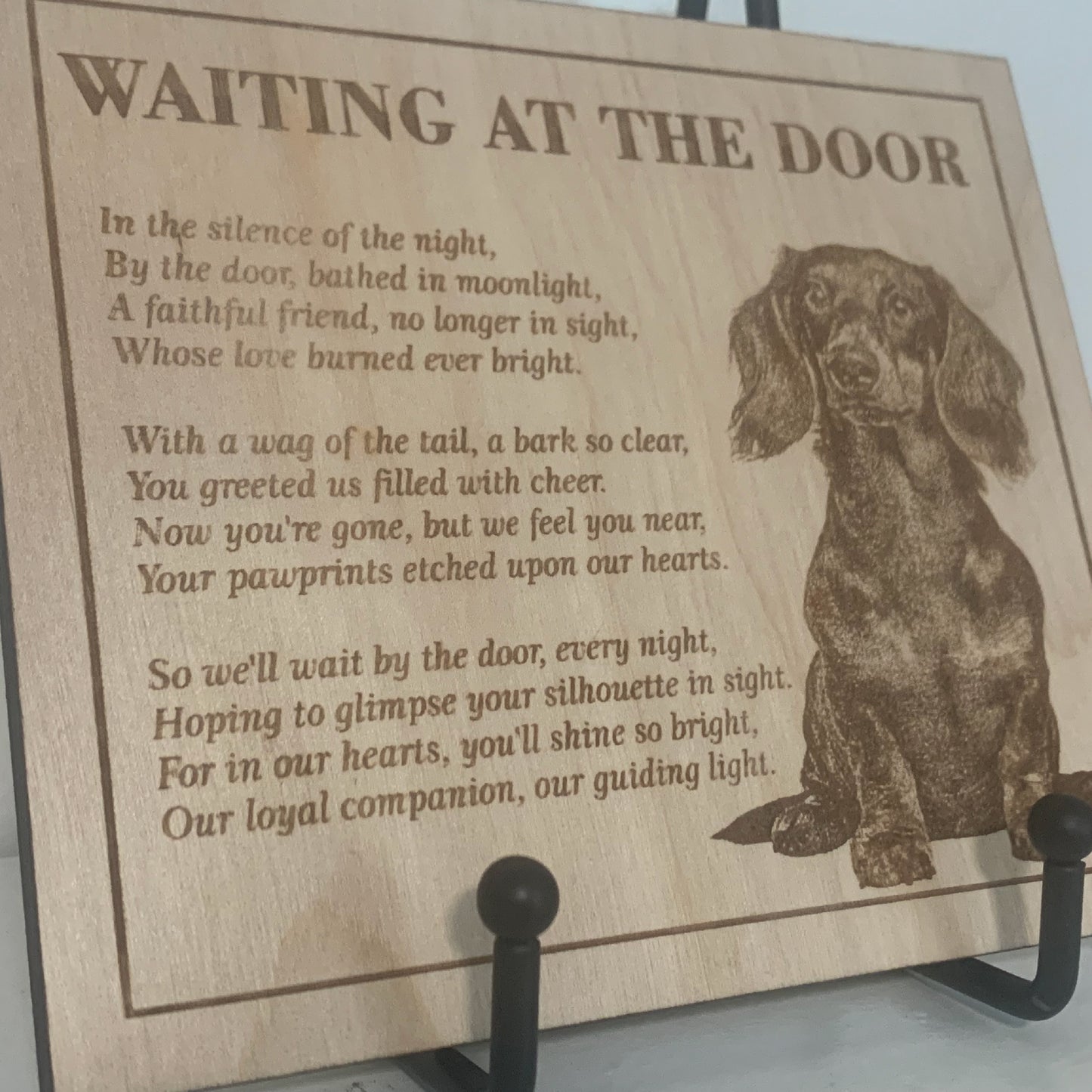Pet Memorial plaque, custom gift sign, memorial wall plaque, custom memorial photo plaque, memorial plaque with photo, memorial plaque for wedding, dad memorial plaque