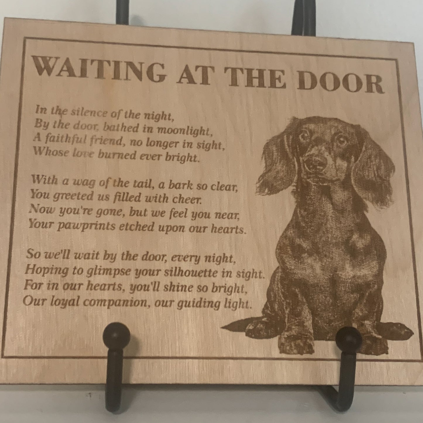 Pet Memorial plaque, custom gift sign, memorial wall plaque, custom memorial photo plaque, memorial plaque with photo, memorial plaque for wedding, dad memorial plaque