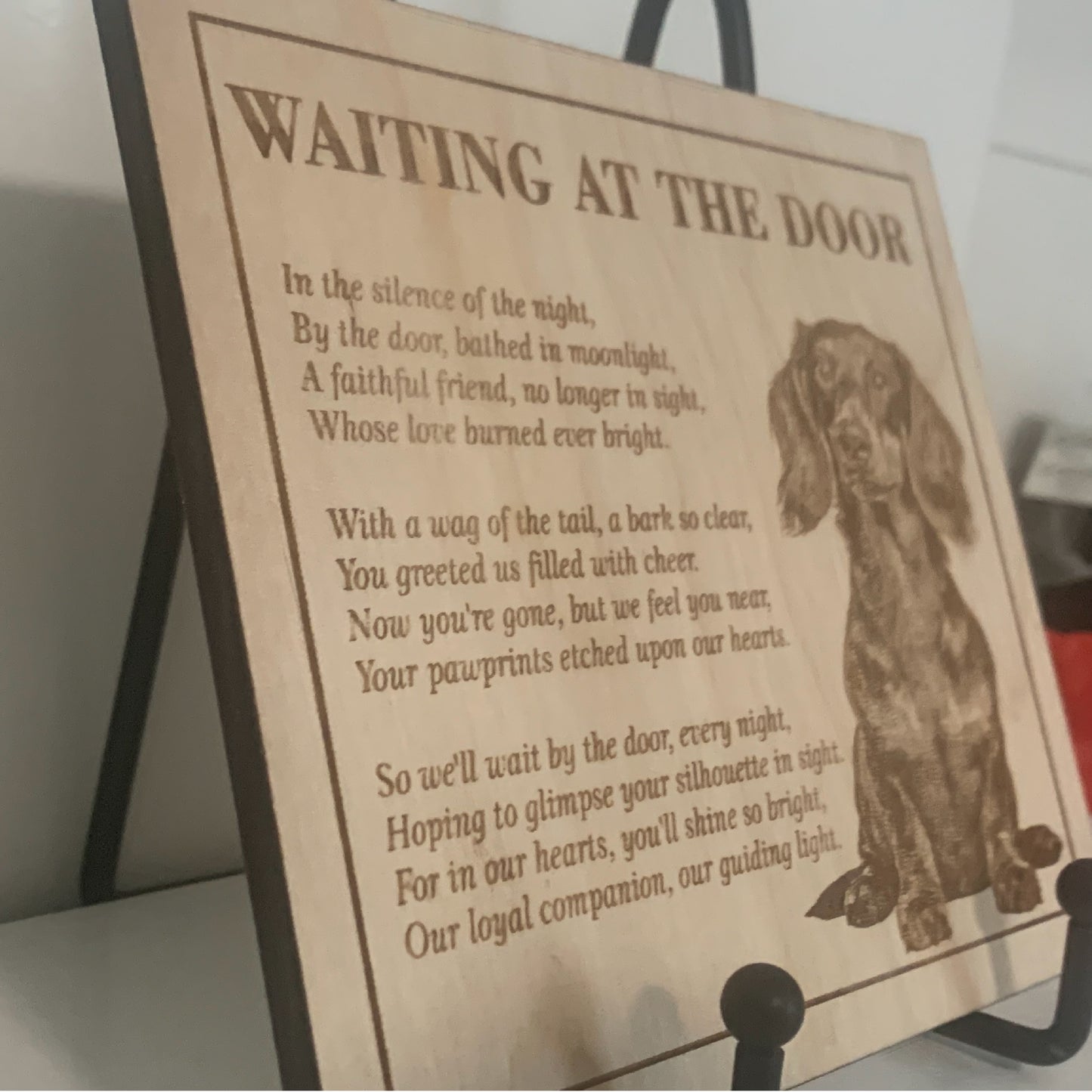 Pet Memorial plaque, custom gift sign, memorial wall plaque, custom memorial photo plaque, memorial plaque with photo, memorial plaque for wedding, dad memorial plaque