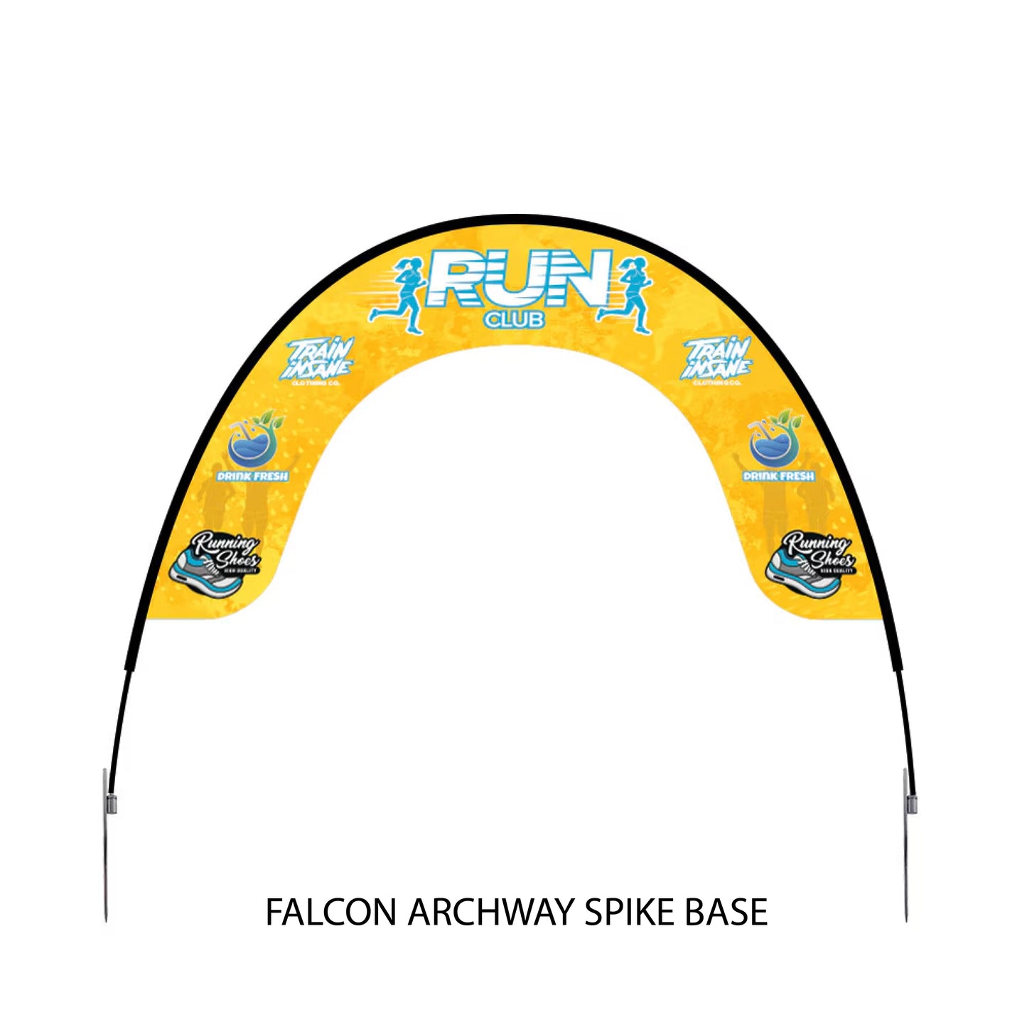 Falcon Archway Outdoor Sign Custom Sign