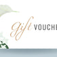 Floral Gift Voucher, Gift Certificate, Gift Voucher