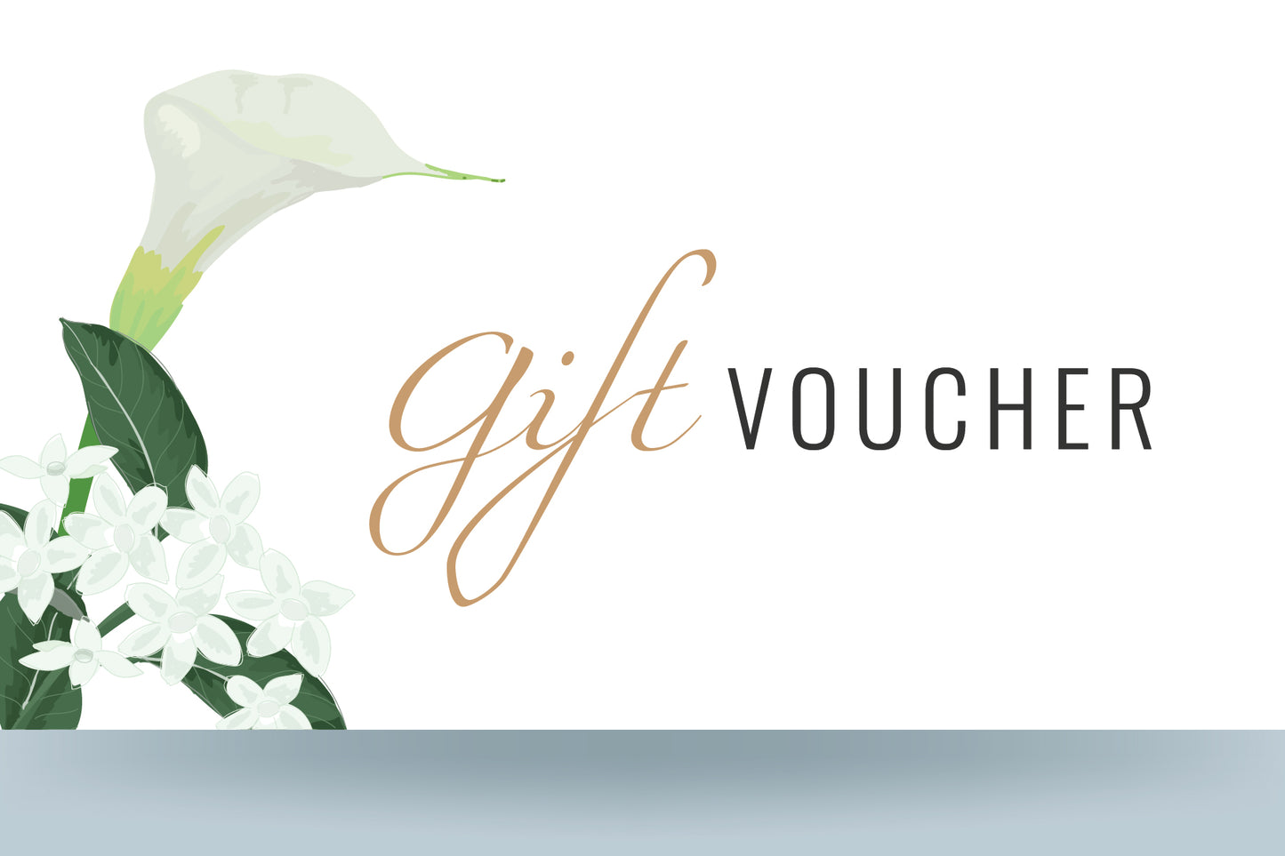 Floral Gift Voucher, Gift Certificate, Gift Voucher