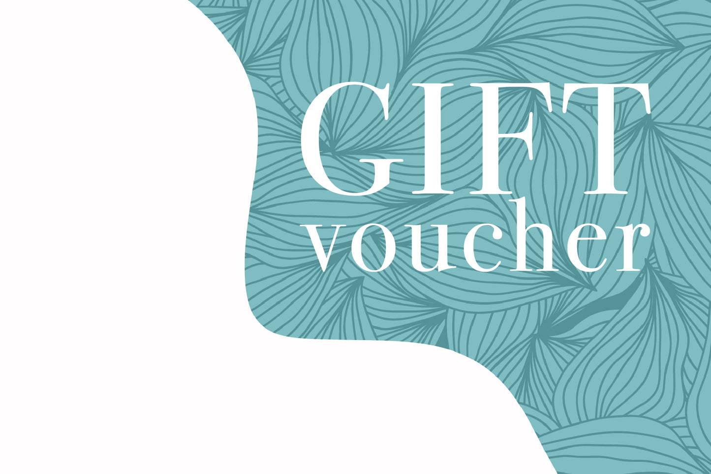 Green Abstract Gift Voucher, Gift Certificate, Gift Voucher