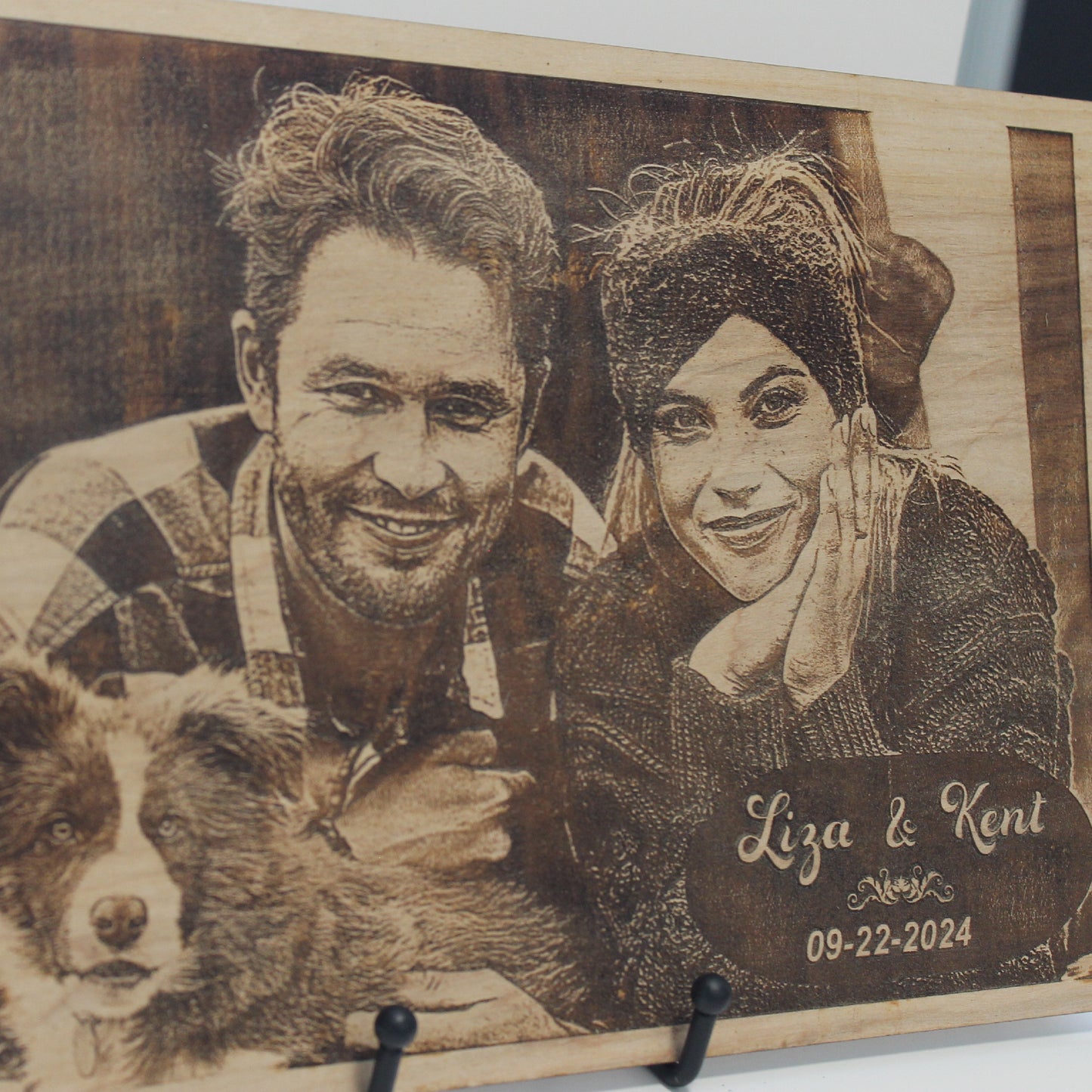 Custom gift, Wedding sign, Custom gift sign, Laser engraved wedding gift photo wood Anniversary day gift Gift for Wife gift for husband Mom Gift for Dad laser engraved photo Wedding