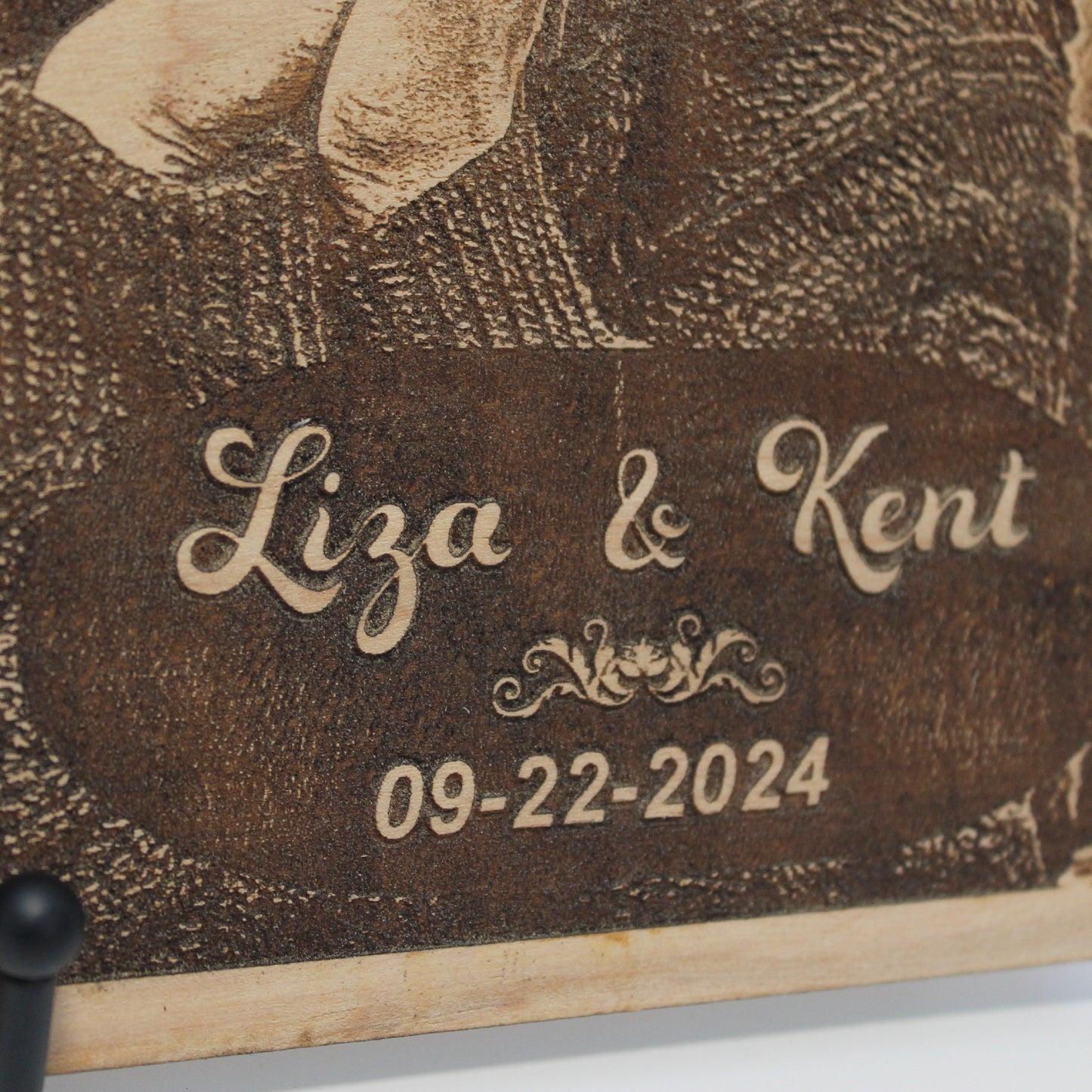 Custom gift, Wedding sign, Custom gift sign, Laser engraved wedding gift photo wood Anniversary day gift Gift for Wife gift for husband Mom Gift for Dad laser engraved photo Wedding