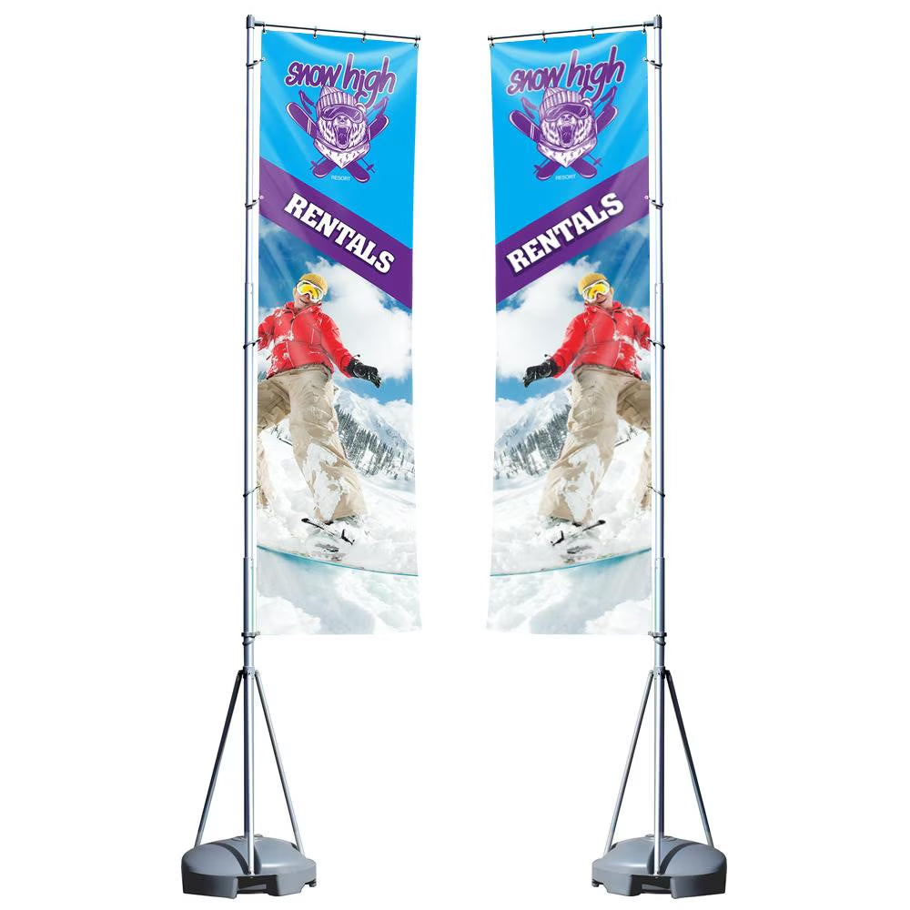 ONE CHOICE® 13 ft. Mondo Flag, Custom Flag Two Sides Printed, Custom Flag