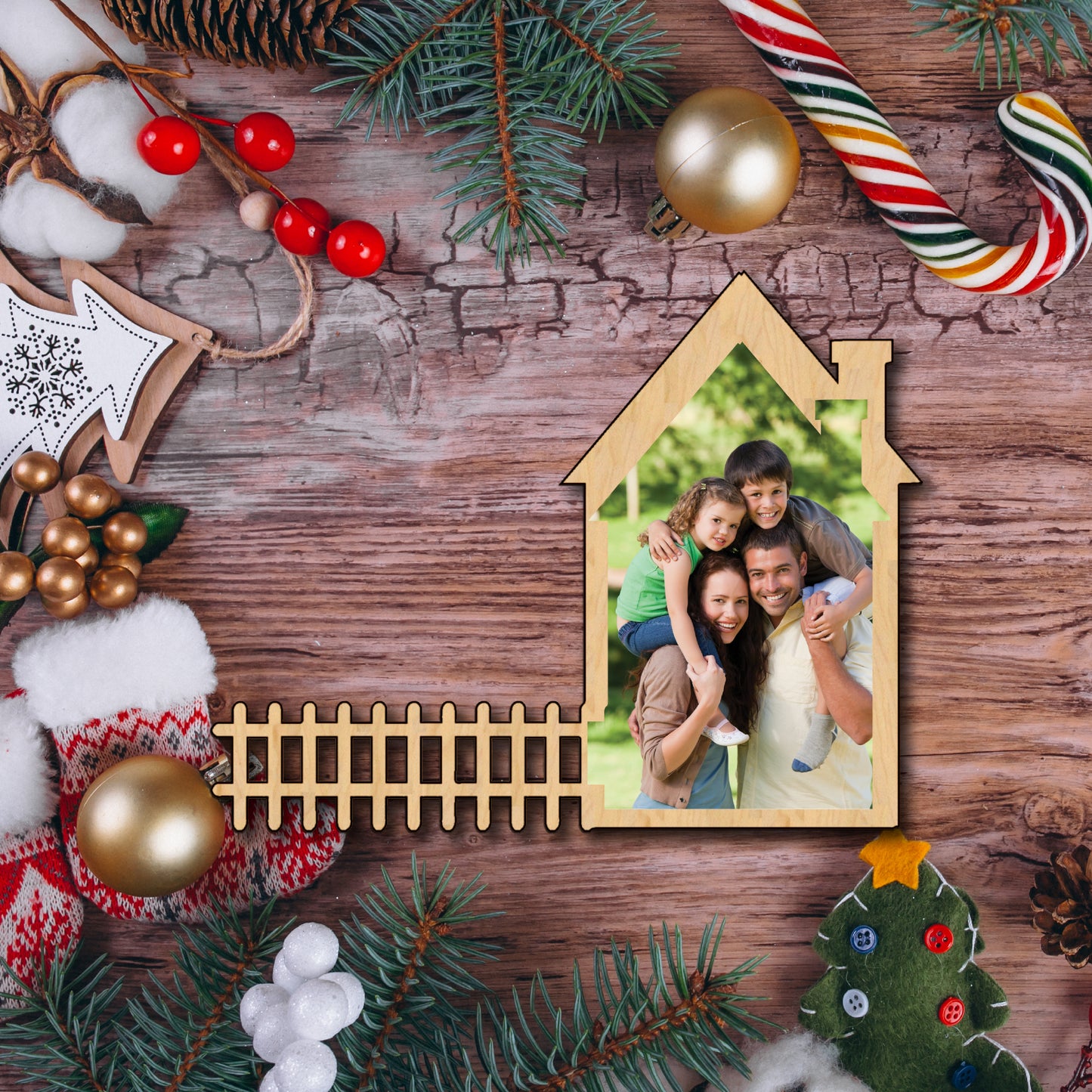 Christmas in Our New Home ornaments,Christmas Ornament, Christmas Ornament Ideas,Christmas Ornaments Personalized, Engraved Wood Ornament