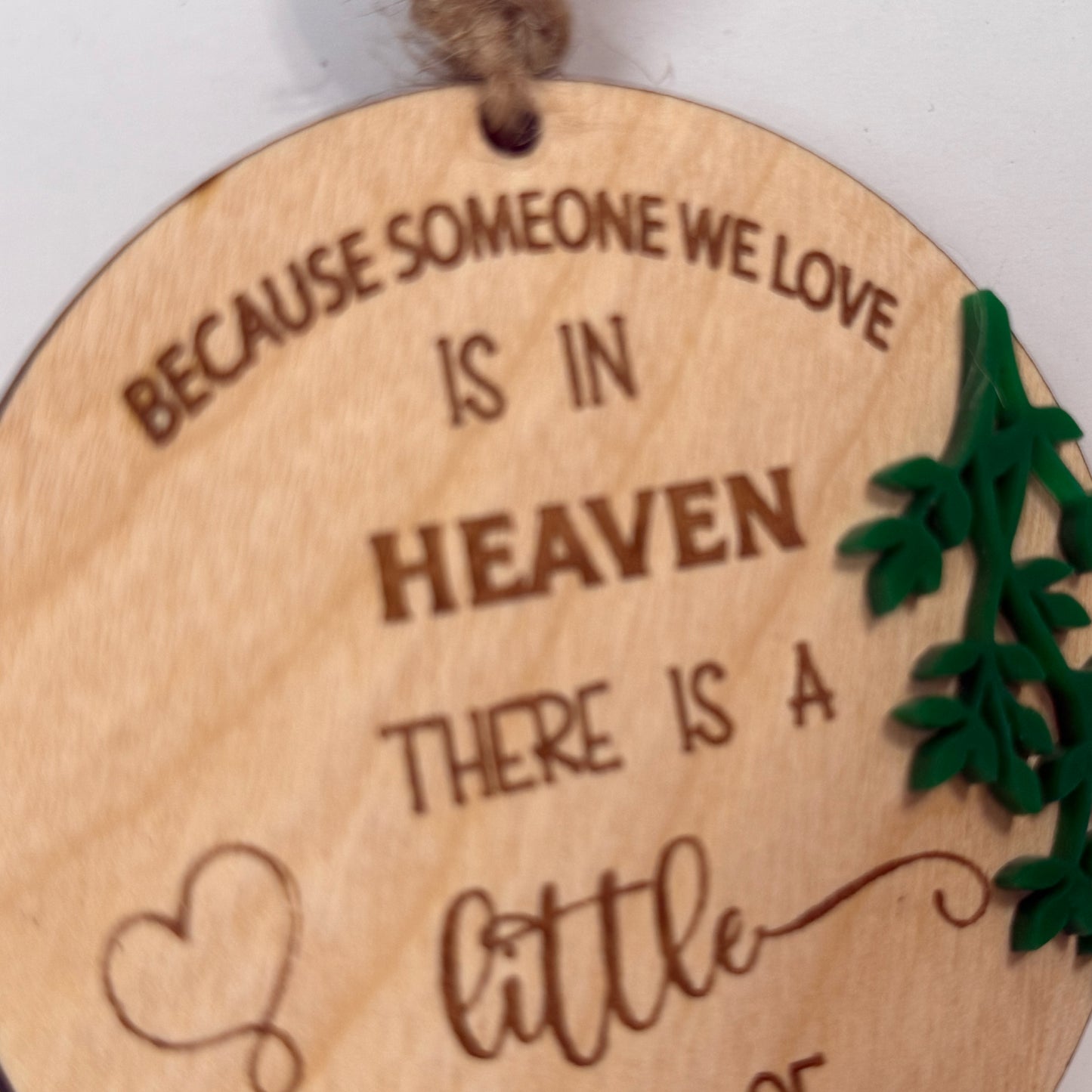 4 inch Round Wood Ornaments Custom Ornaments Christmas Ornaments Memorial Ornament