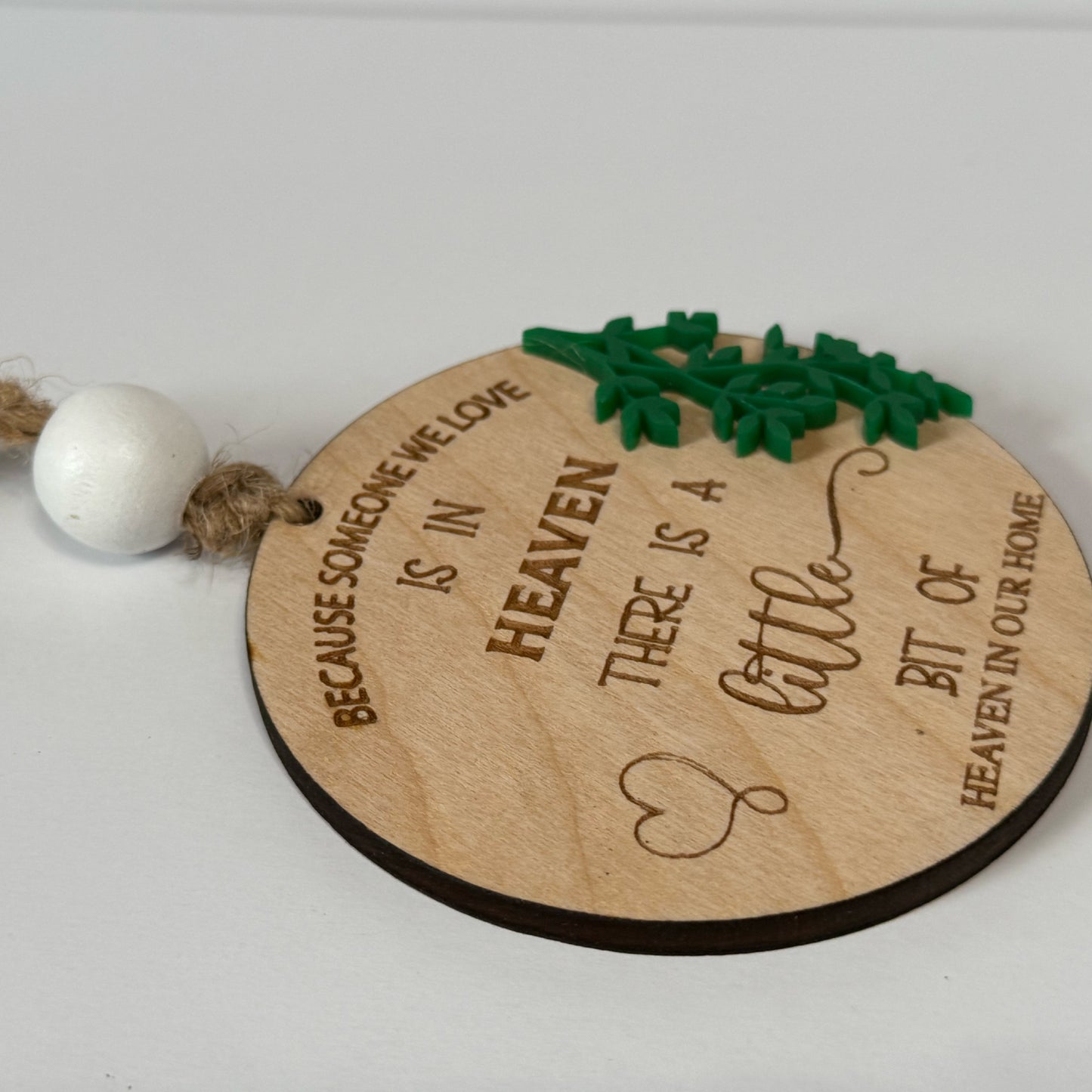 4 inch Round Wood Ornaments Custom Ornaments Christmas Ornaments Memorial Ornament
