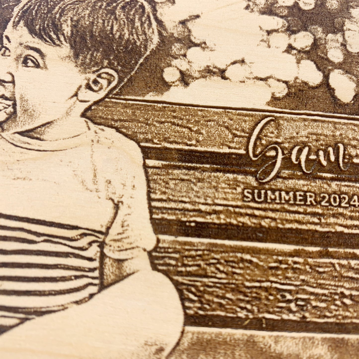 Custom gift, custom gift sign, Laser engraved wedding gift photo wood Fathers day gift Gift for Grandpa gift for Grandma Mom Gift for Dad laser engraved photo Wedding