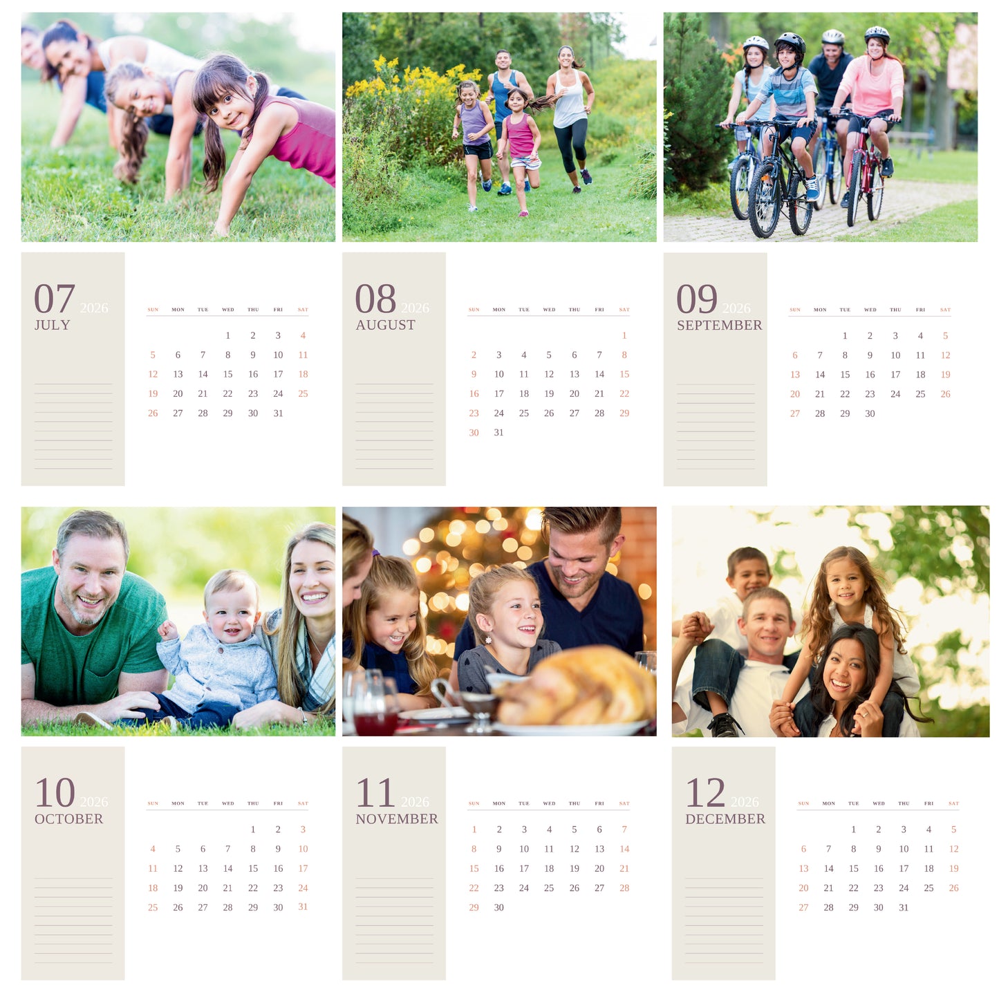 2026 Customized Family Calendar, calendars, calendar, Personalized Calendar Bulk Family Calendar Giveaway Affordable High Quality Calendar Bulk Company Calendar