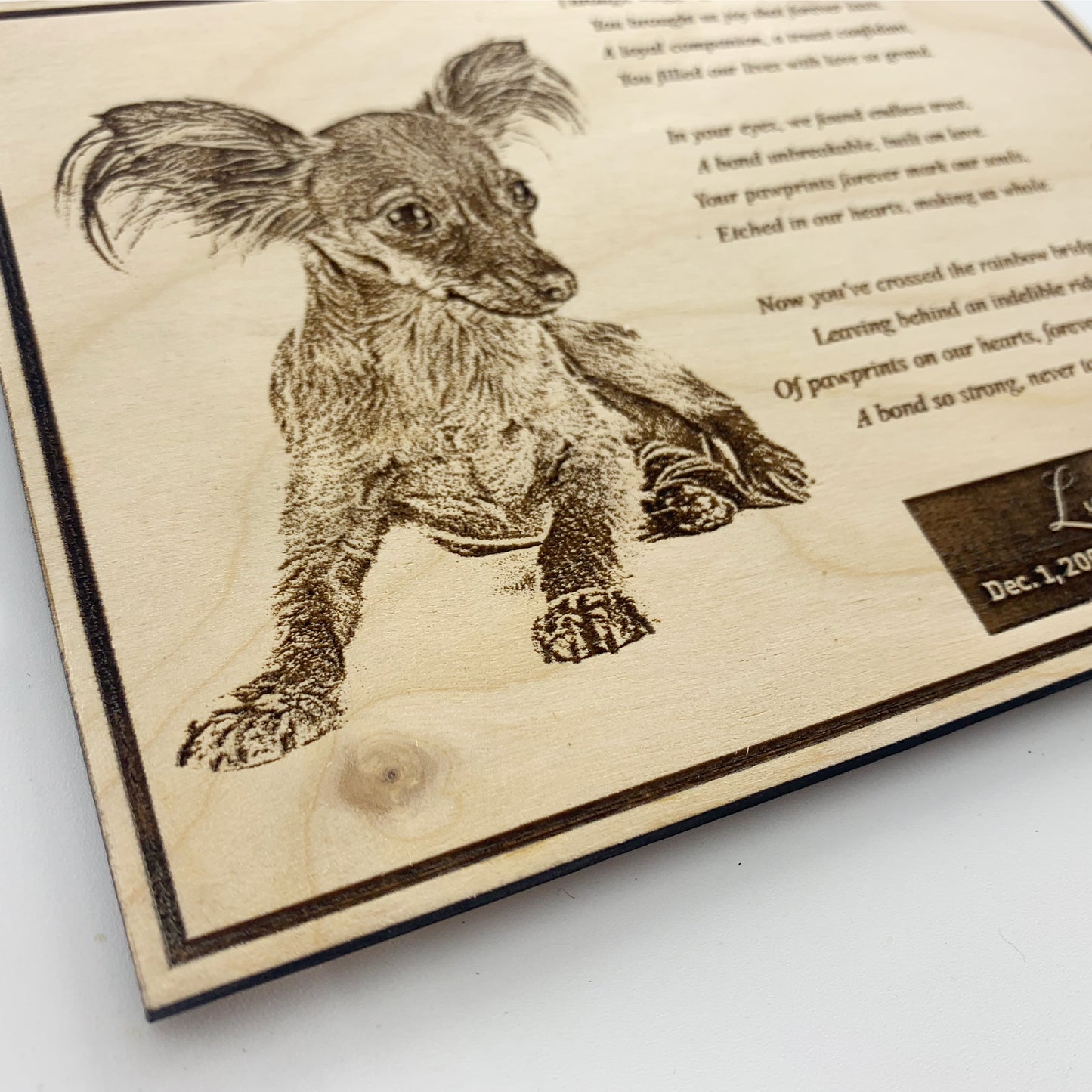 Pet Memorial plaque, custom gift sign, memorial wall plaque, custom memorial photo plaque, memorial plaque with photo, memorial plaque for wedding, dad memorial plaque