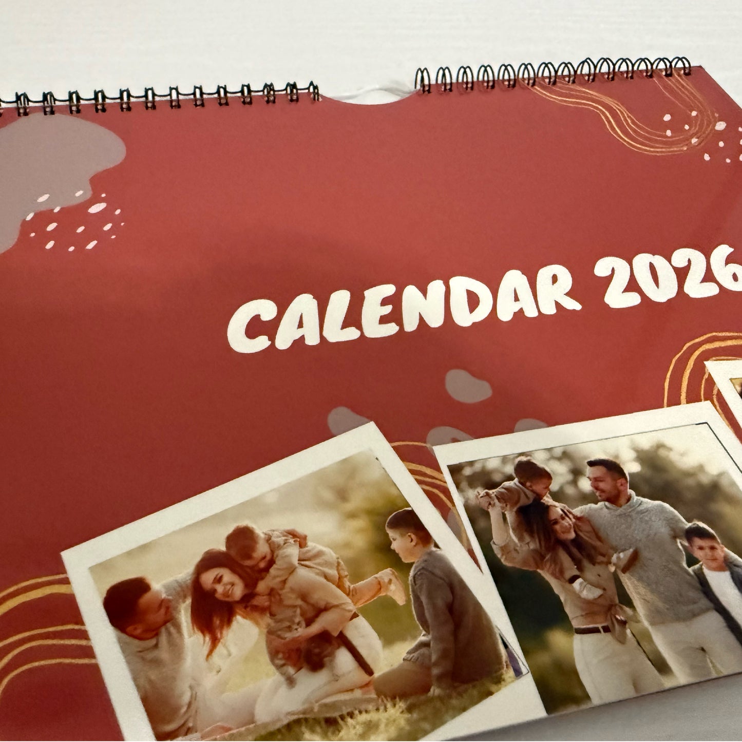 Personalized 2026 Family Photo Calendar: Custom Wall Decor, Custom Calendar