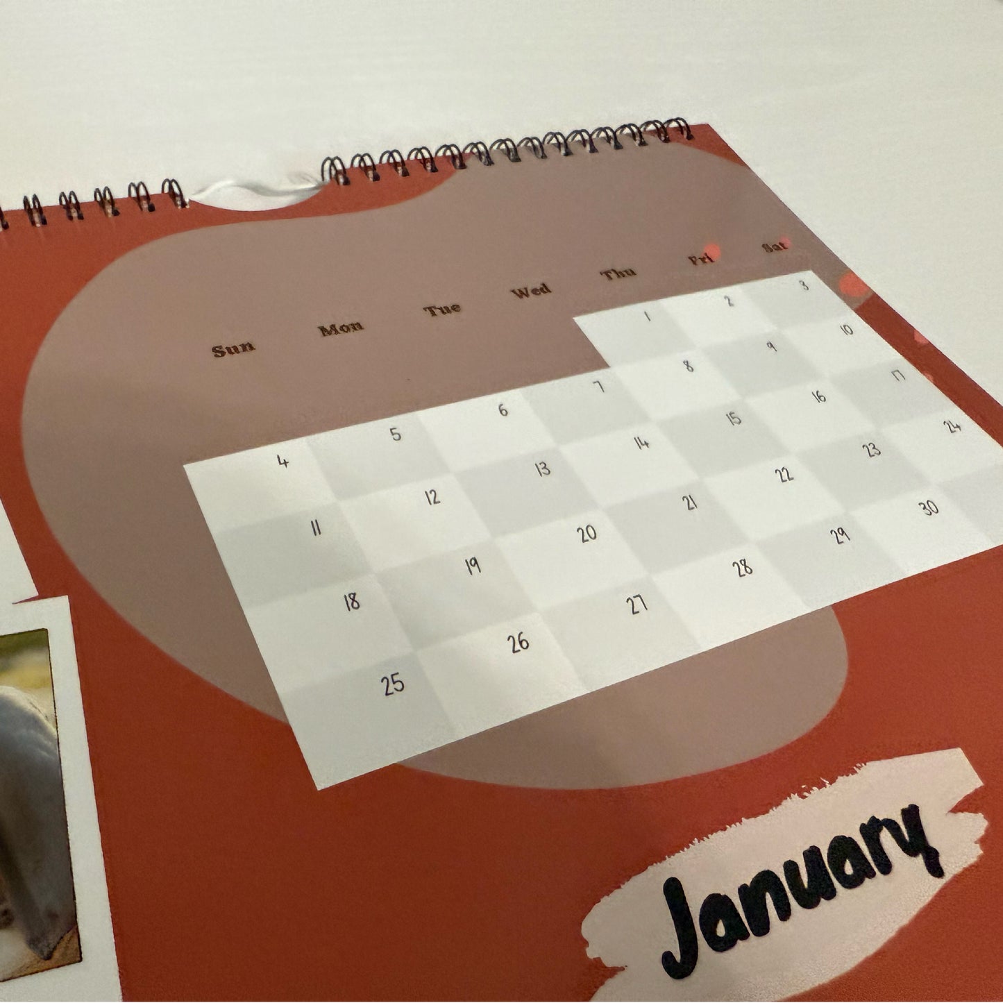 Personalized 2026 Family Photo Calendar: Custom Wall Decor, Custom Calendar