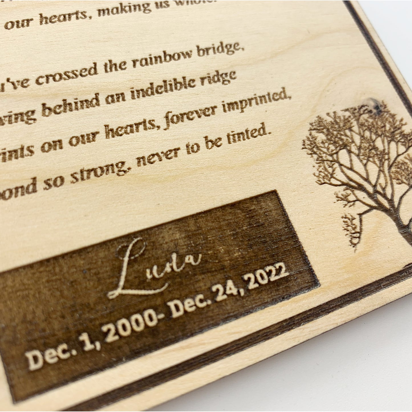 Pet Memorial plaque, custom gift sign, memorial wall plaque, custom memorial photo plaque, memorial plaque with photo, memorial plaque for wedding, dad memorial plaque