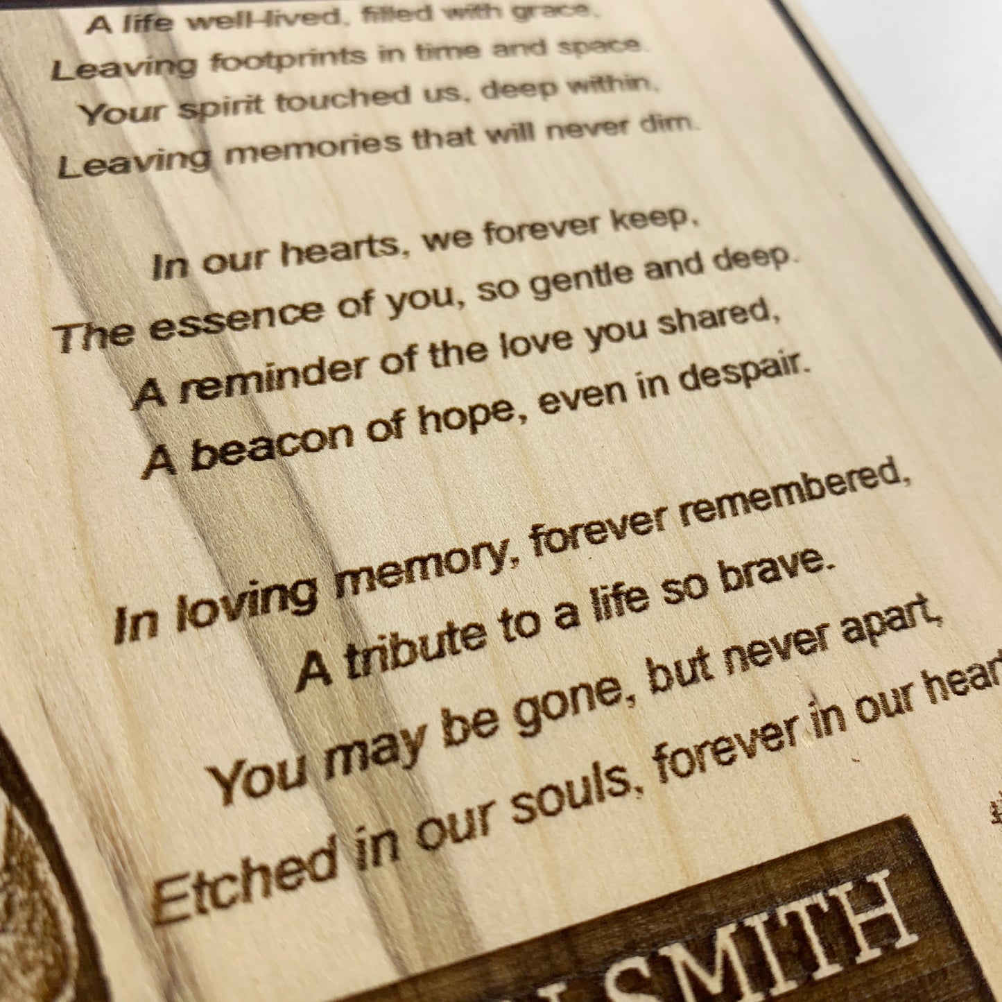Memorial plaque, custom gift sign, memorial wall plaque, custom memorial photo plaque, memorial plaque with photo, memorial plaque for wedding, dad memorial plaque