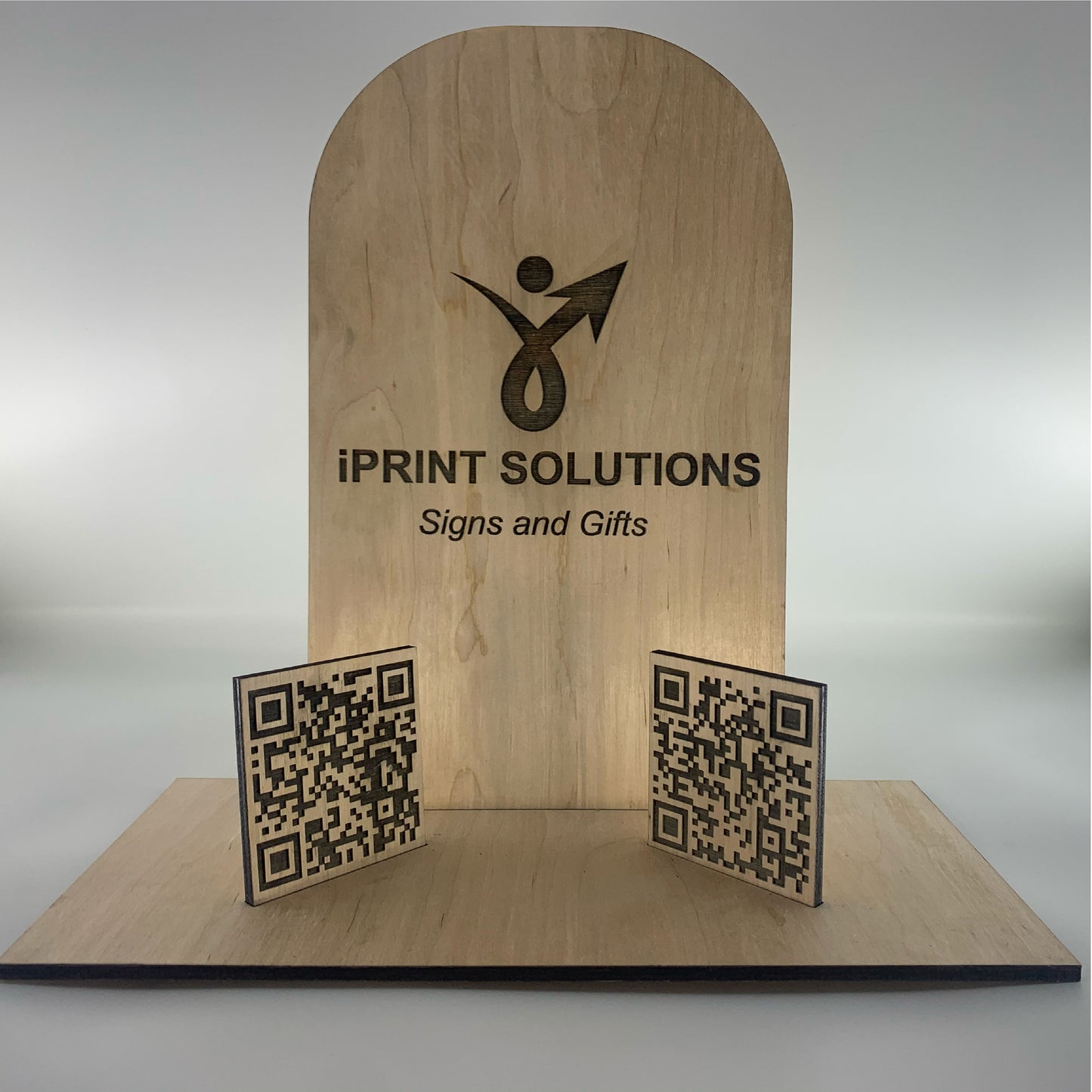 custom sign, wooden q-r code, wooden qr code stand, wood sign, qr code sign, qr code sign wood, custom sign, sign, custom qr code sign