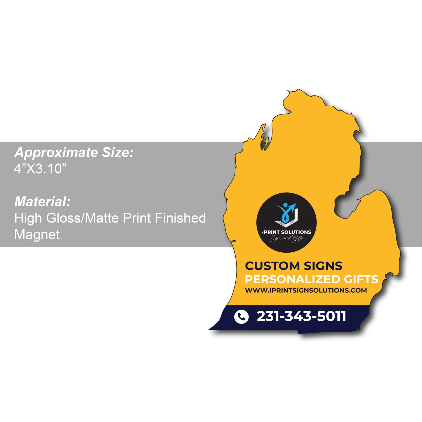 Custom Magnet,State of Michigan magnet, personalized magnets, personalized magnets bulk, personalized magnets, magnets with logo