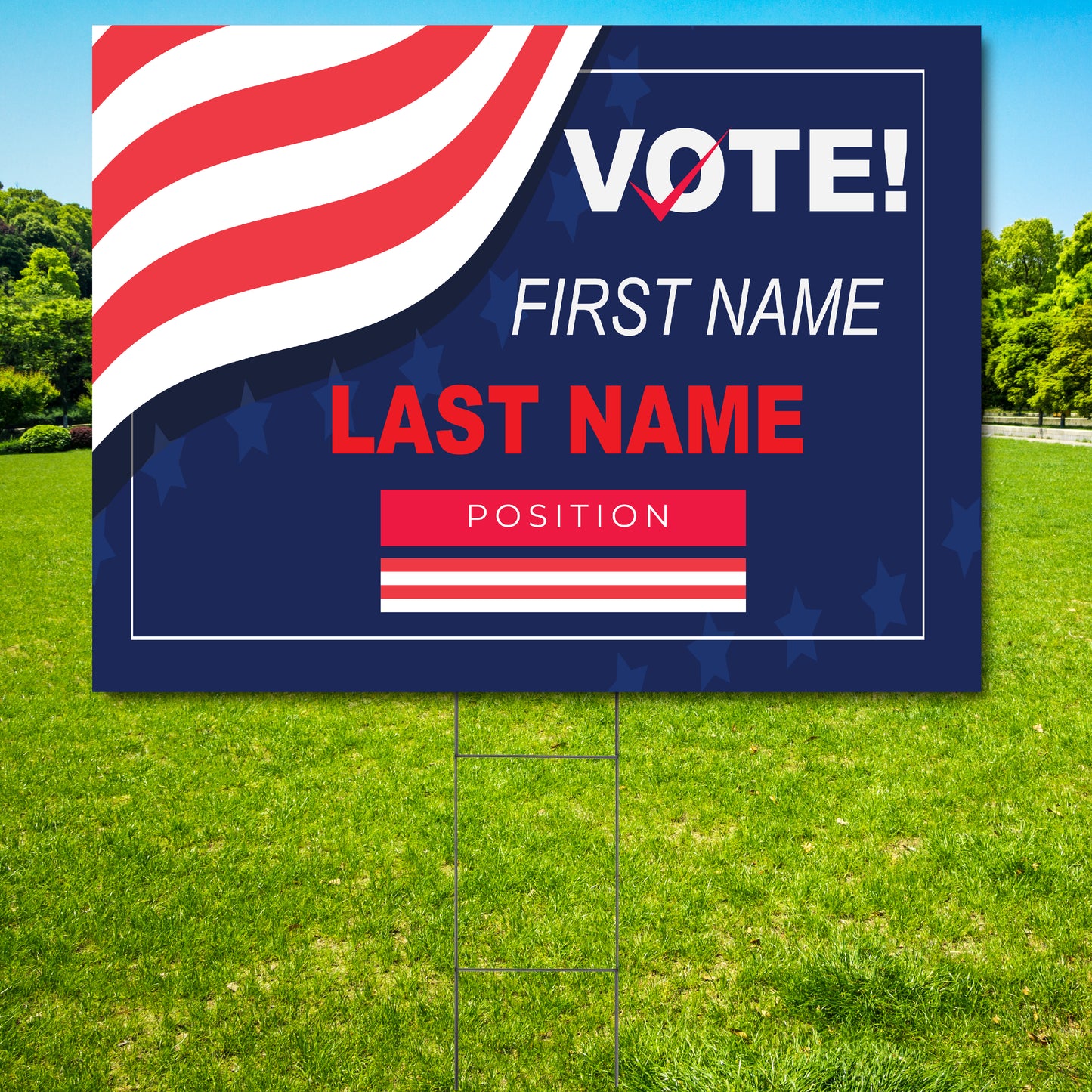 Custom Yard Sign, Custom Made Political Sign, Campaign Yard Sign, yard sign, personalized yard sign, cheap custom sign