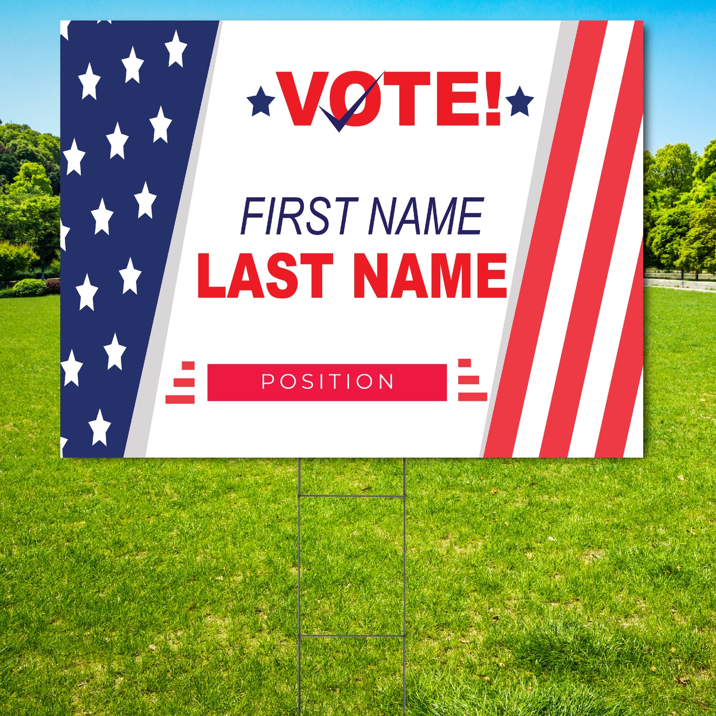 Custom Yard Sign, Custom Made Political Sign, Campaign Yard Sign, yard sign, personalized yard sign, cheap custom sign
