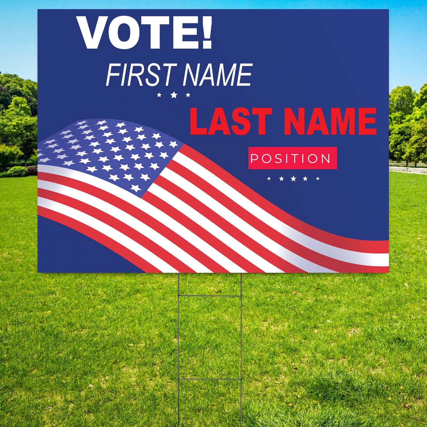 Custom Yard Sign, Custom Made Political Sign, Campaign Yard Sign, yard sign, personalized yard sign, cheap custom sign
