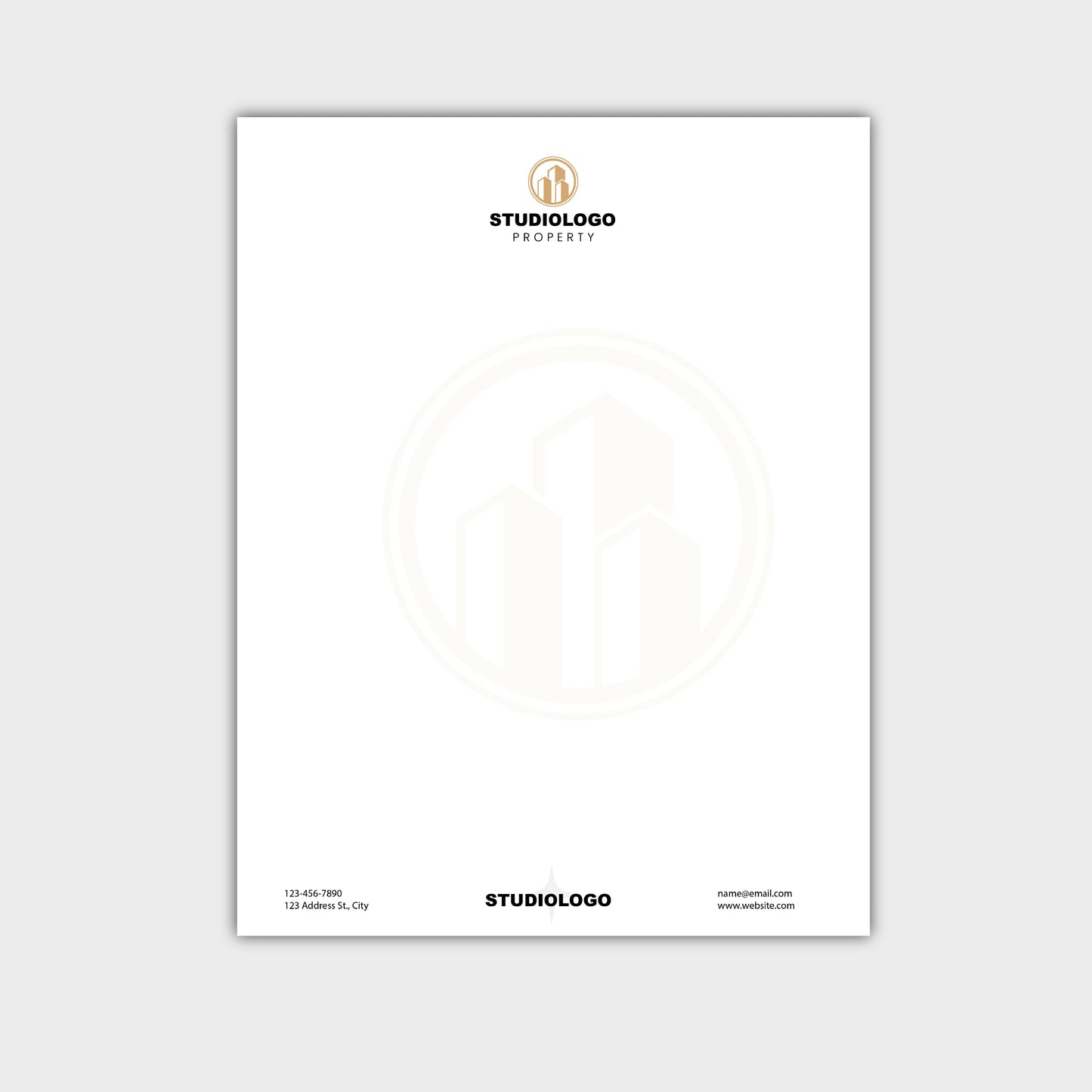 Real Estate Letterhead Printing | Custom Letterhead with Logo