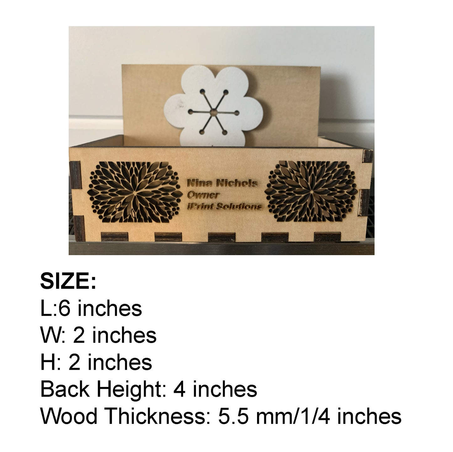 Handcrafted wood business card display, business cards holder, custom box, custom business cards holder, wood holder, wood business cards display