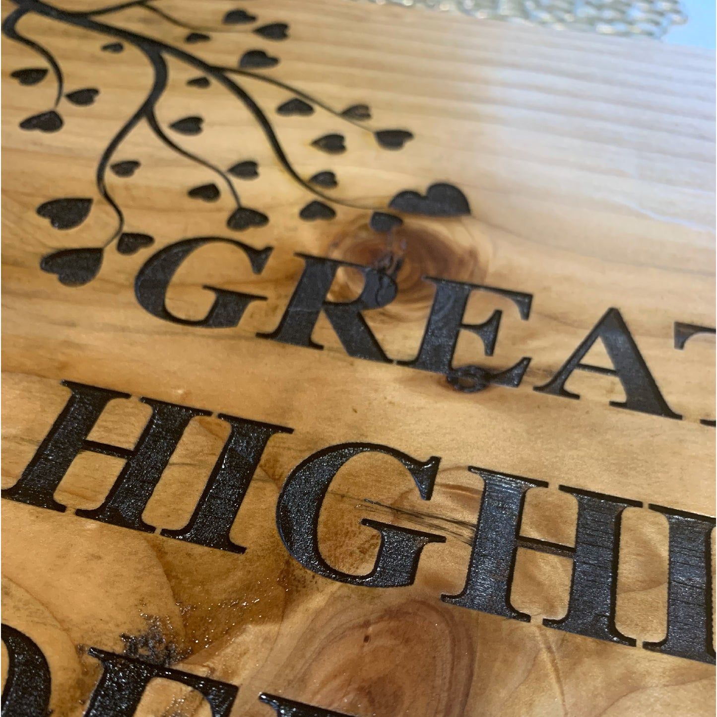 Housewarming gift, custom gift, center table decor, wall decor, Greatly blessed table decor, wedding gift, personalized gift, gift for the home, custom sign