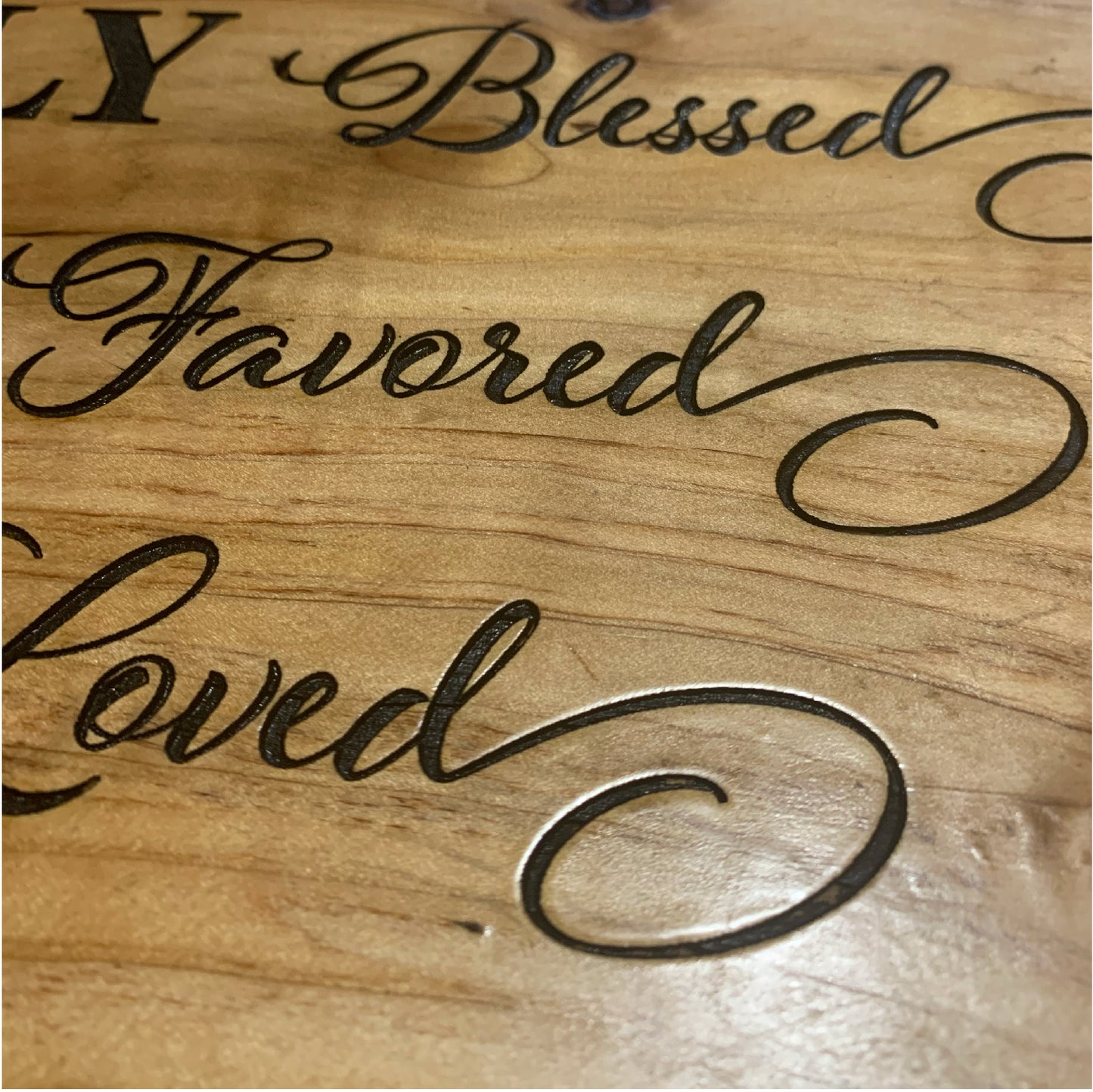 Housewarming gift, custom gift, center table decor, wall decor, Greatly blessed table decor, wedding gift, personalized gift, gift for the home, custom sign