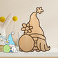 Spring gnome with egg blank wood, cut to shape wood, blank wood for art, wood blank, blank wood