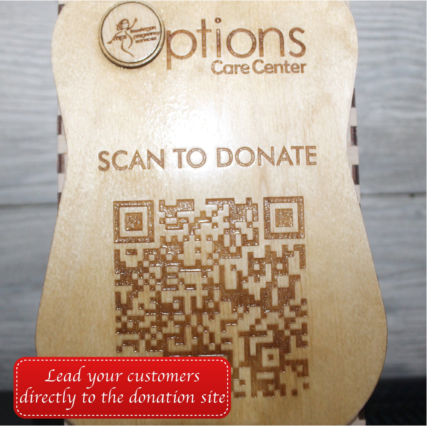 Custom Wood Boxes, wood boxes, Custom wood box, wood box, Custom Donation Boxes Engraved with Q-R Codes Business Logo Cut to Shape Raised Letters