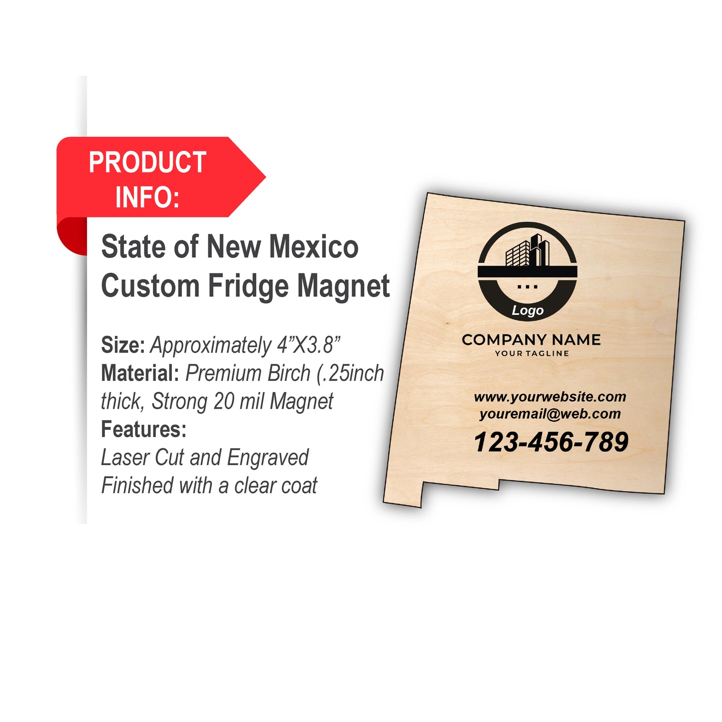 New Mexico State Custom Fridge Magnet, Set of 10 custom magnets, fridge magnet, custom fridge magnet, magnet custom, magnet