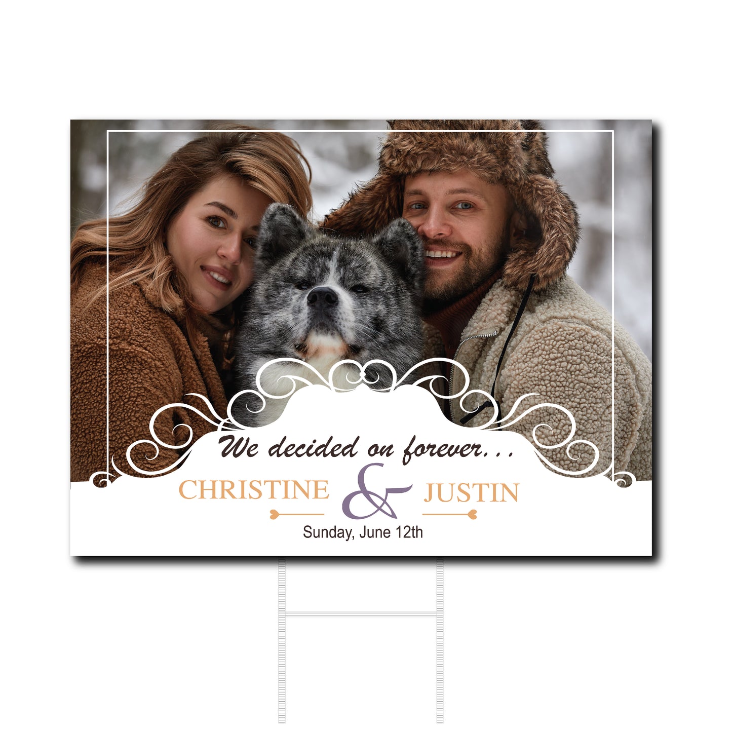 Couple Photos 18X24 Wedding Signage, custom Wedding Signs,Wedding Sign in Board, Wedding Welcome Sign, Custom Made Elegant Beautiful Rose Wedding Sign Ideas