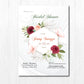 Bachelorette Party invitation, Bridal shower, bridal shower invitation, bridal shower invitation printed, bridal shower invitation floral