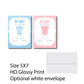5X7 Baby Shower Invitation Custom Theme Easy to Personalize Baby Shower Girl Boy Invitation