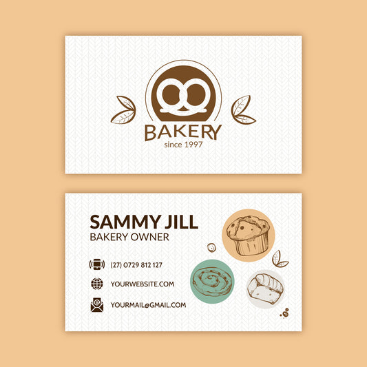 Custom business cards, Cookie Business cards, real state business cards, personalized business cards, customized business cards