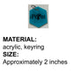 Business Keychain with logo, custom keychain, Custom Logo Keychain, QR Code Keychain, Branded Keychain, Promotional Keychain