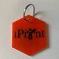 Business Keychain with logo, custom keychain, Custom Logo Keychain, QR Code Keychain, Branded Keychain, Promotional Keychain
